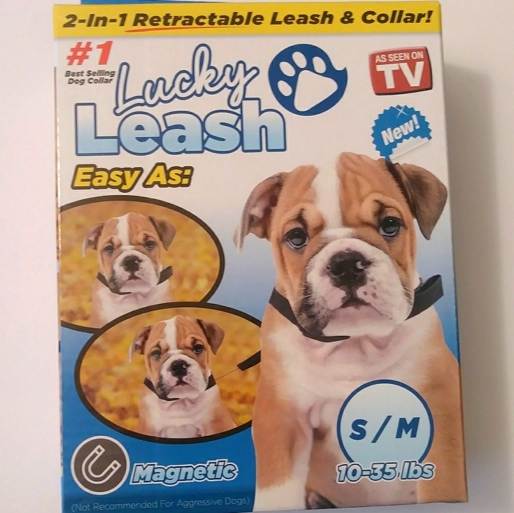 Lucky Leash nib  as seen on Tv dog leash